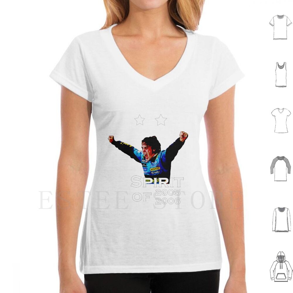 F1 Fernando Alonso 14  Spirit Of T Shirt 100% Cotton Unisex Fan Merchandise