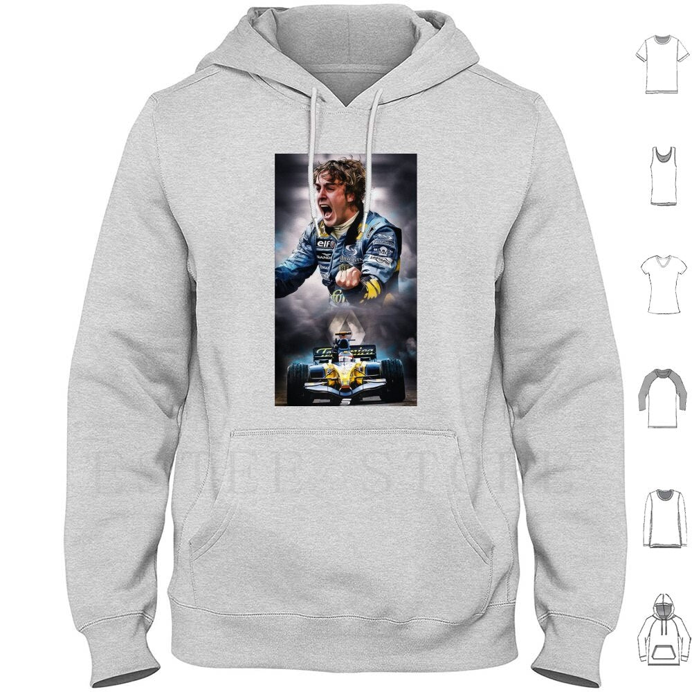 F1 Aston Martin Team Driver Fernando Alonso 14 Fan's T Shirts & Hoodies Unisex Great Gift