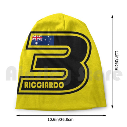 F1 Racing Bulls Driver Daniel Ricciardo-3 Beanies Knit Hat Adult & Kids Sizes