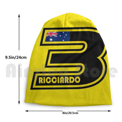 F1 Racing Bulls Driver Daniel Ricciardo-3 Beanies Knit Hat Adult & Kids Sizes