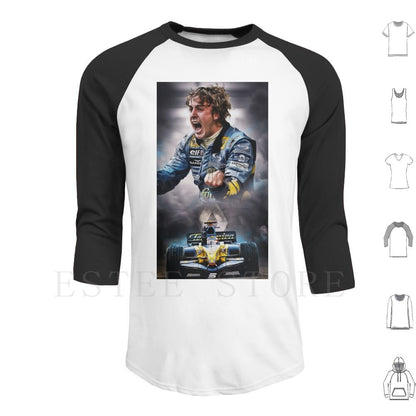 F1 Aston Martin Team Driver Fernando Alonso 14 Fan's T Shirts & Hoodies Unisex Great Gift