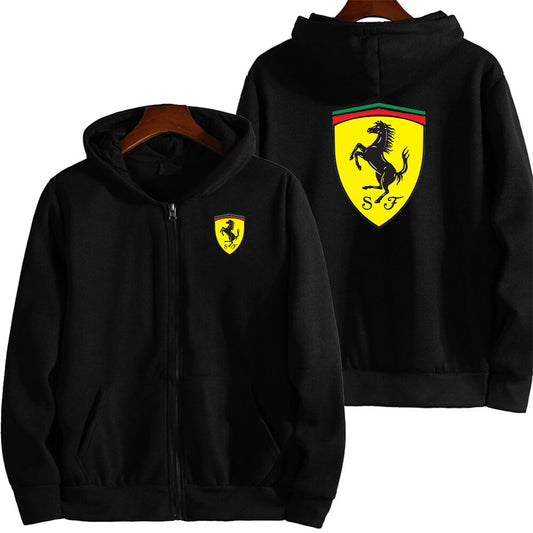 F1 Ferrari Full Zip Unisex Hoodie Fan Merchandise