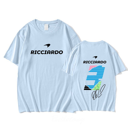 F1 Star Driver Daniel Ricciardo 3 Men's T-shirt Mclaren Era Fan Merchandise Gift