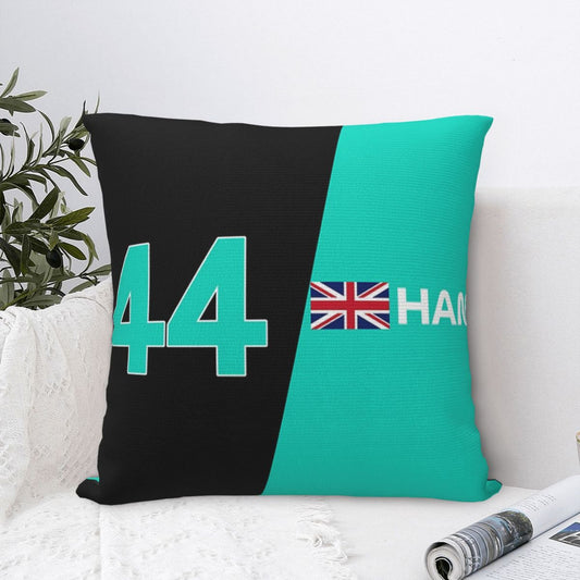 F1 Mercedes AMG Lewis Hamilton Square Pillowcase Cover Home Decor Gift Fan Merchandise