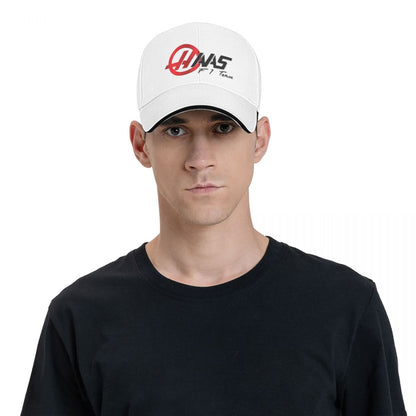 Haas F1 Team Logo Baseball Cap Snap back Men Women