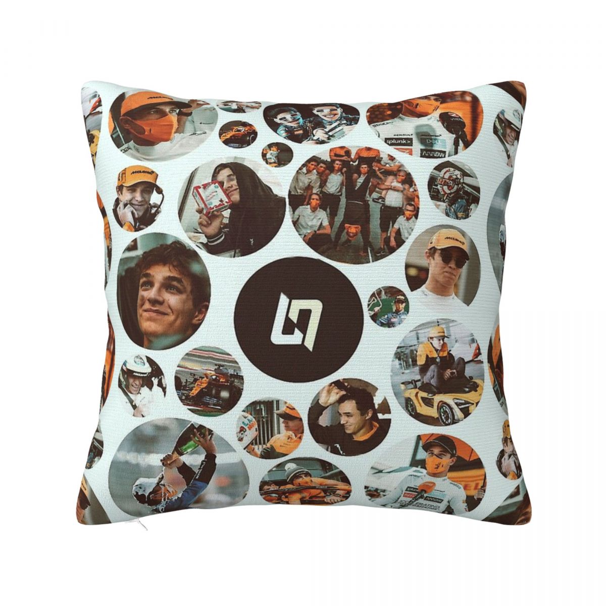 Lando Norris Collage 2020 Season Pillow Case F1