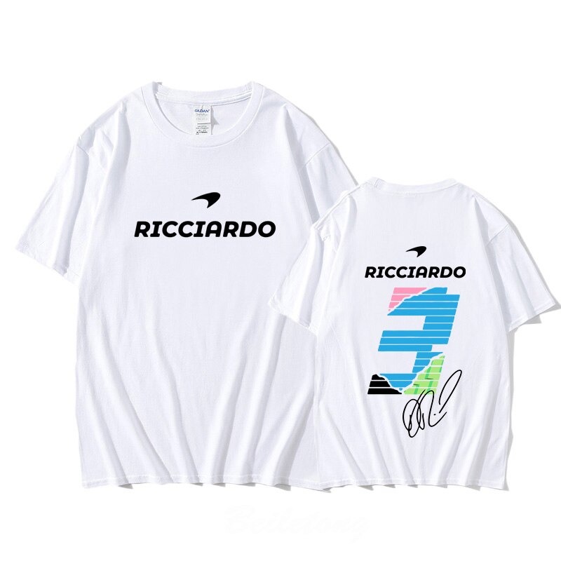 F1 Star Driver Daniel Ricciardo 3 Men's T-shirt Mclaren Era Fan Merchandise Gift