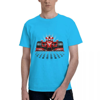 F1 Men's Formula 1 Car Vintage T Shirt 100% Cotton Fan Merchandise