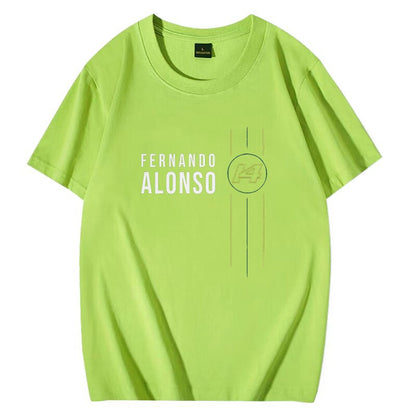 F1 Fernando Alonso 14 Unisex Fan's T Shirt Aston Martin Team Driver