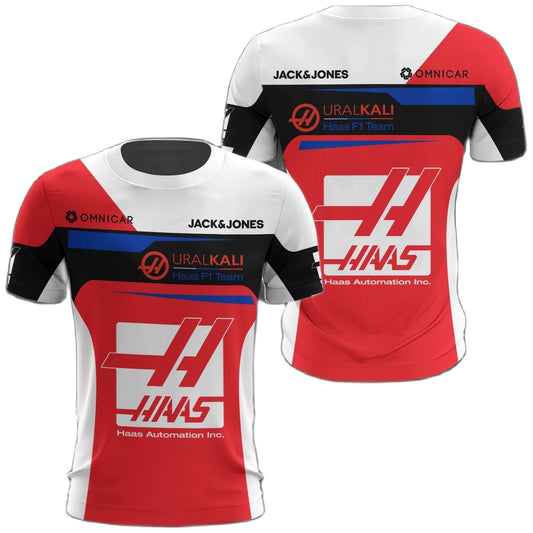 F1 Haas Team T-shirt Unisex Fan Merchandise
