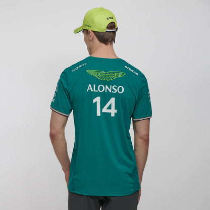 F1 Aston Martin Team Driver Fernando Alonso 14 Fan T-shirt Great Gift