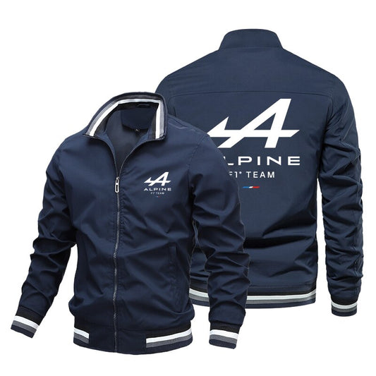 F1 Alpine Team Print Logo Zip Jacket Men's Fan Merchandise