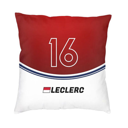 F1 Ferrari Team Driver Charles Leclerc Cushion Cover Home Decor Great F1 Fan Gift