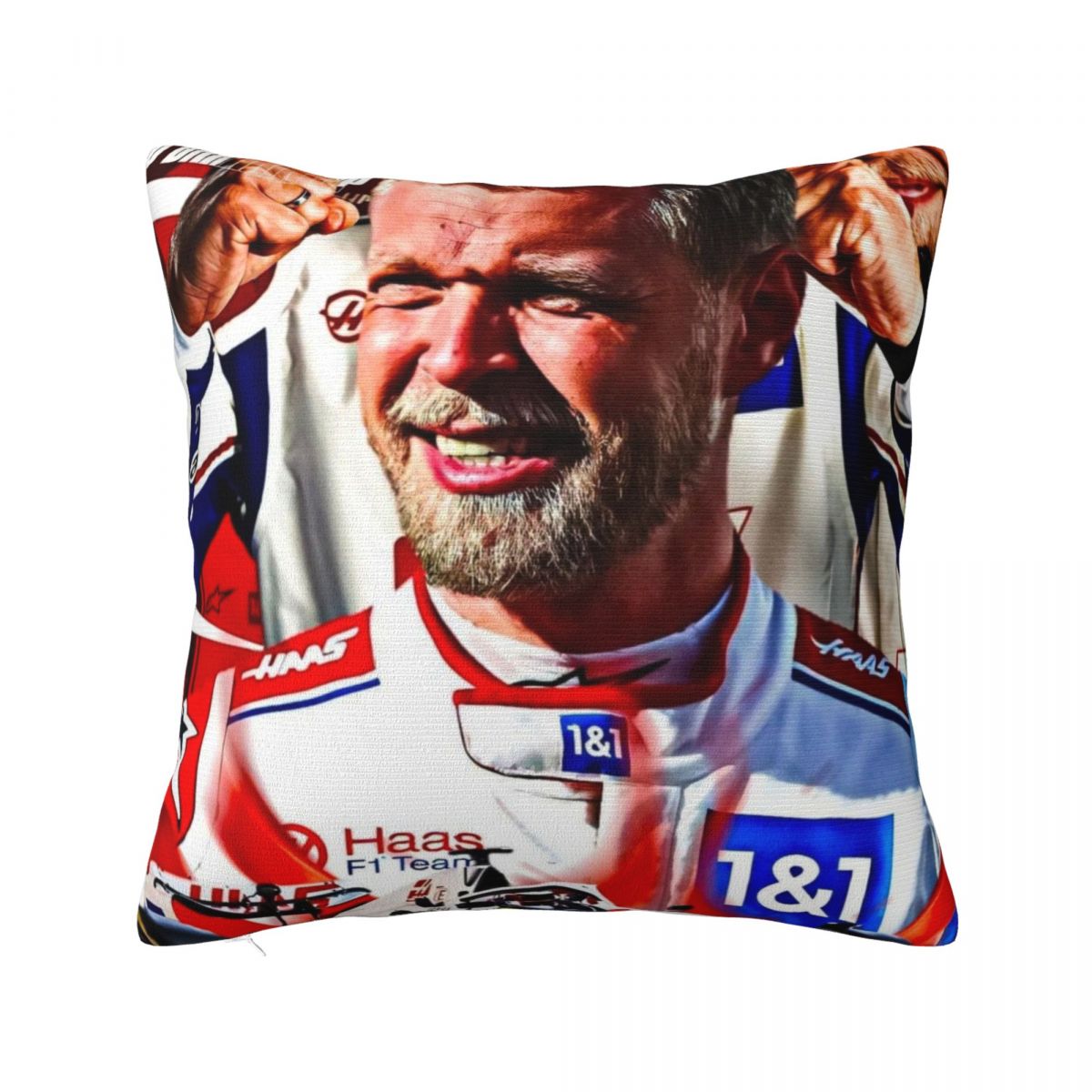 Kevin Magnussen - Haas F1 Team Square Pillowcase