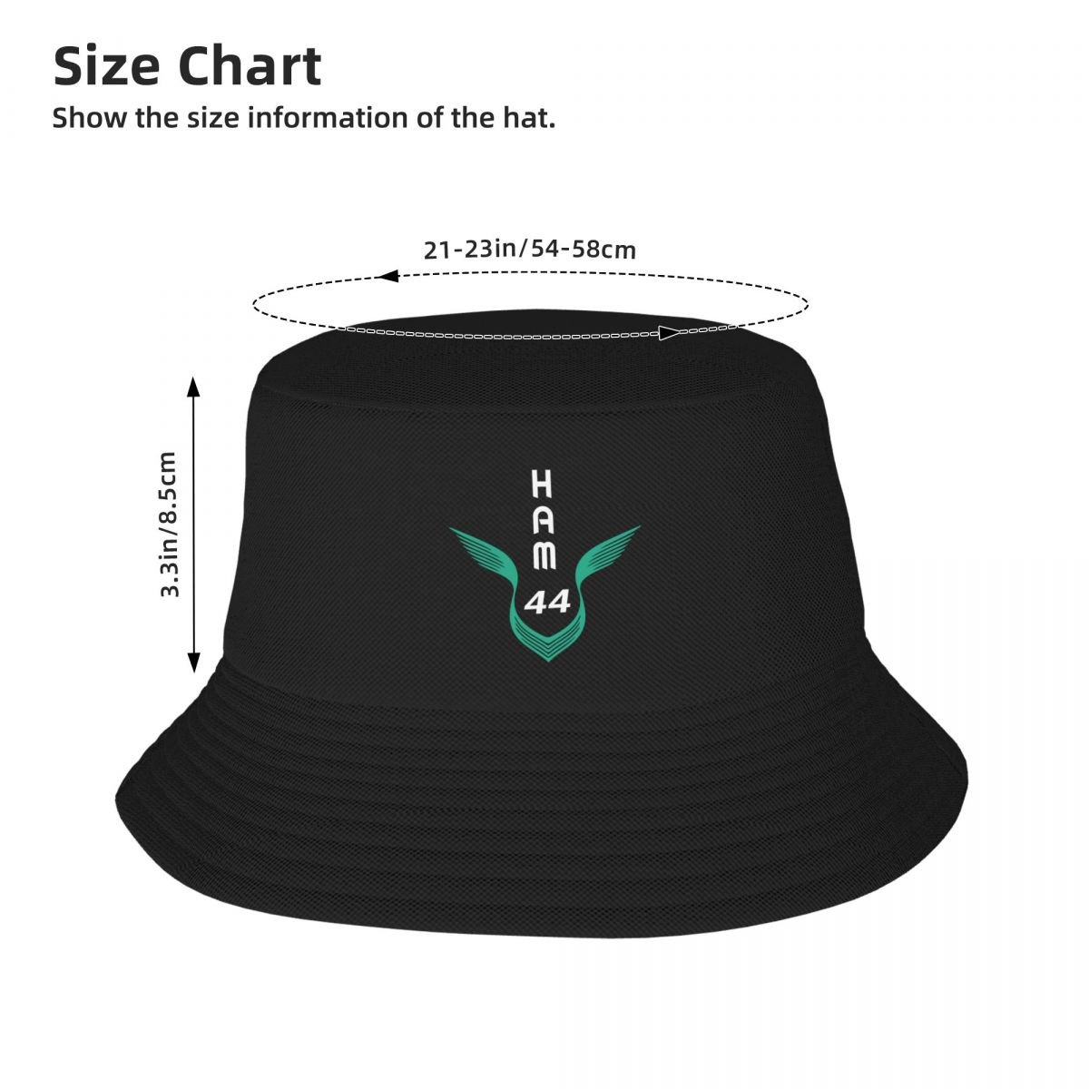 F1 Super Star 7X World Champion Lewis Hamilton Bucket Hat | Best Gift for F1 Fans