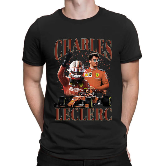 F1 Ferrari Charles Leclerc Victory Classic T-shirt Unisex Fan Merchandise | Great Formula 1 Gift