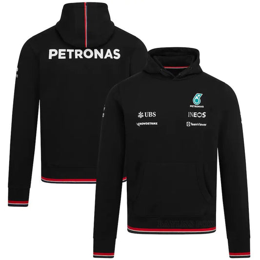 Petronas Mercedes AMG F1 Racing Team Hoodie Unisex Fan Merchandise Lewis Hamilton George Russell