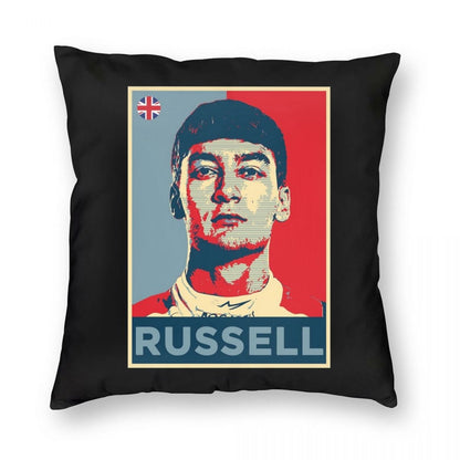 F1 Mercedes AMG Petronas Team Driver George Russell Pillowcase Perfect F1 Gift for Him or Her Fan Merchandise