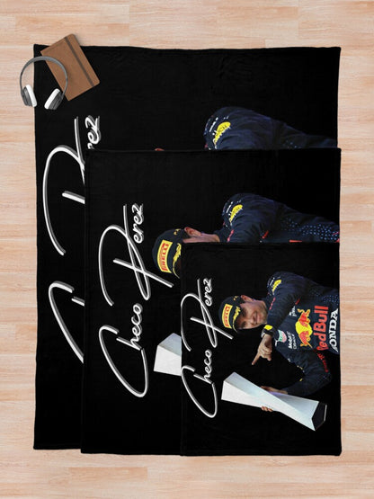 Sergio "Checo" Perez Throw Blanket Personalized Gift