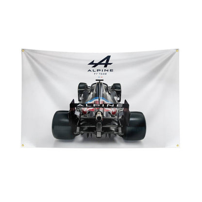 F1 Alpine Racing Team Flag Polyester Digital Printing