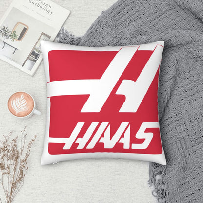 Haas F1 Team Square Pillowcase Polyester Pillow Cover Velvet Cushion Decor Comfort Throw Pillow For Home Car