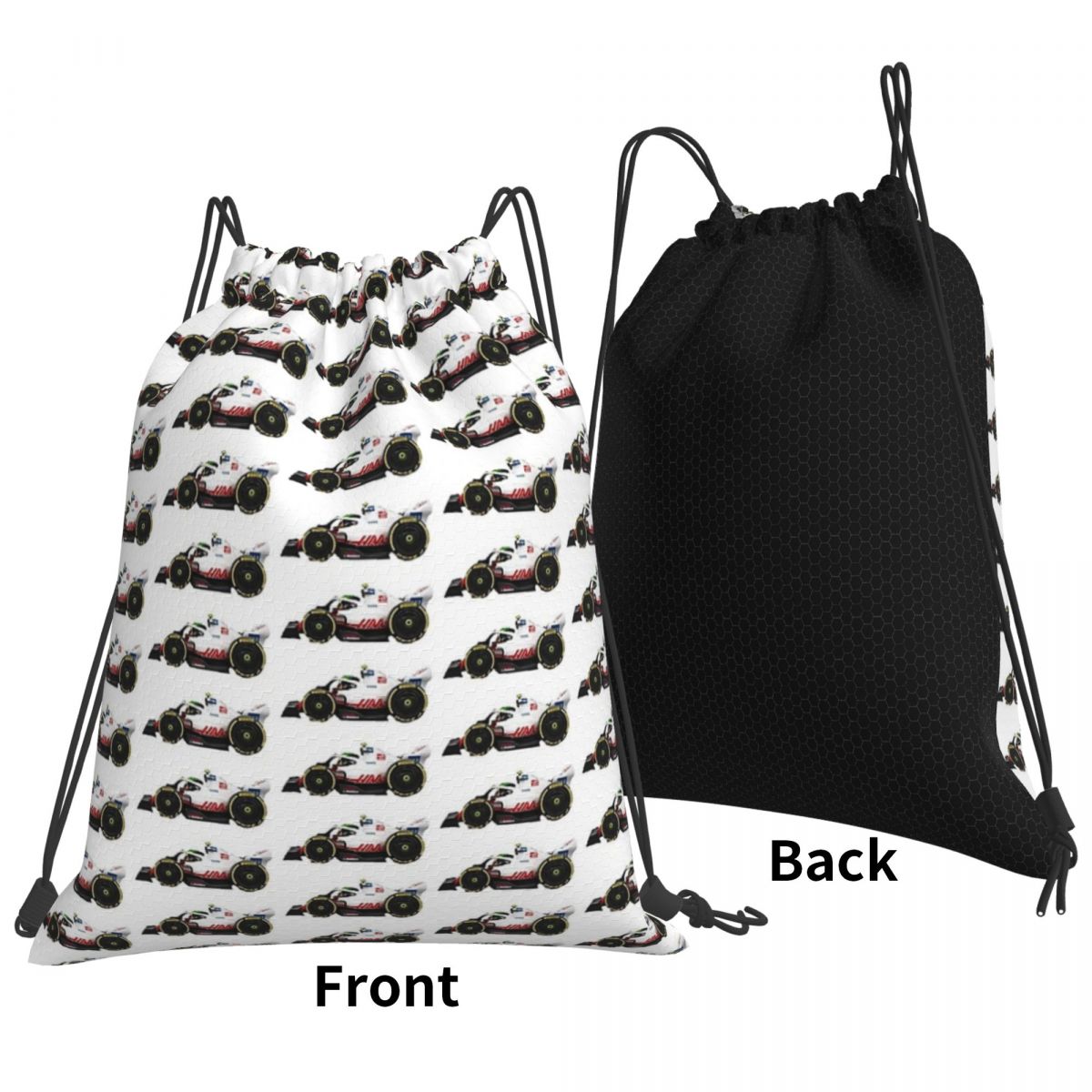 Haas F1 Car Drawstring Bag