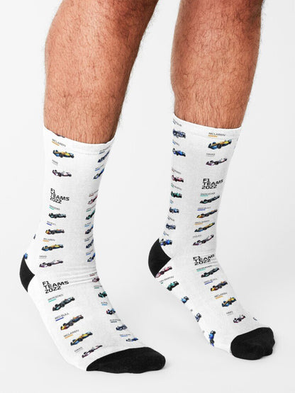 F1 Car Socks Great Gift All Teams/Drivers Perfect F1 Fan Merchandise for Him and Her
