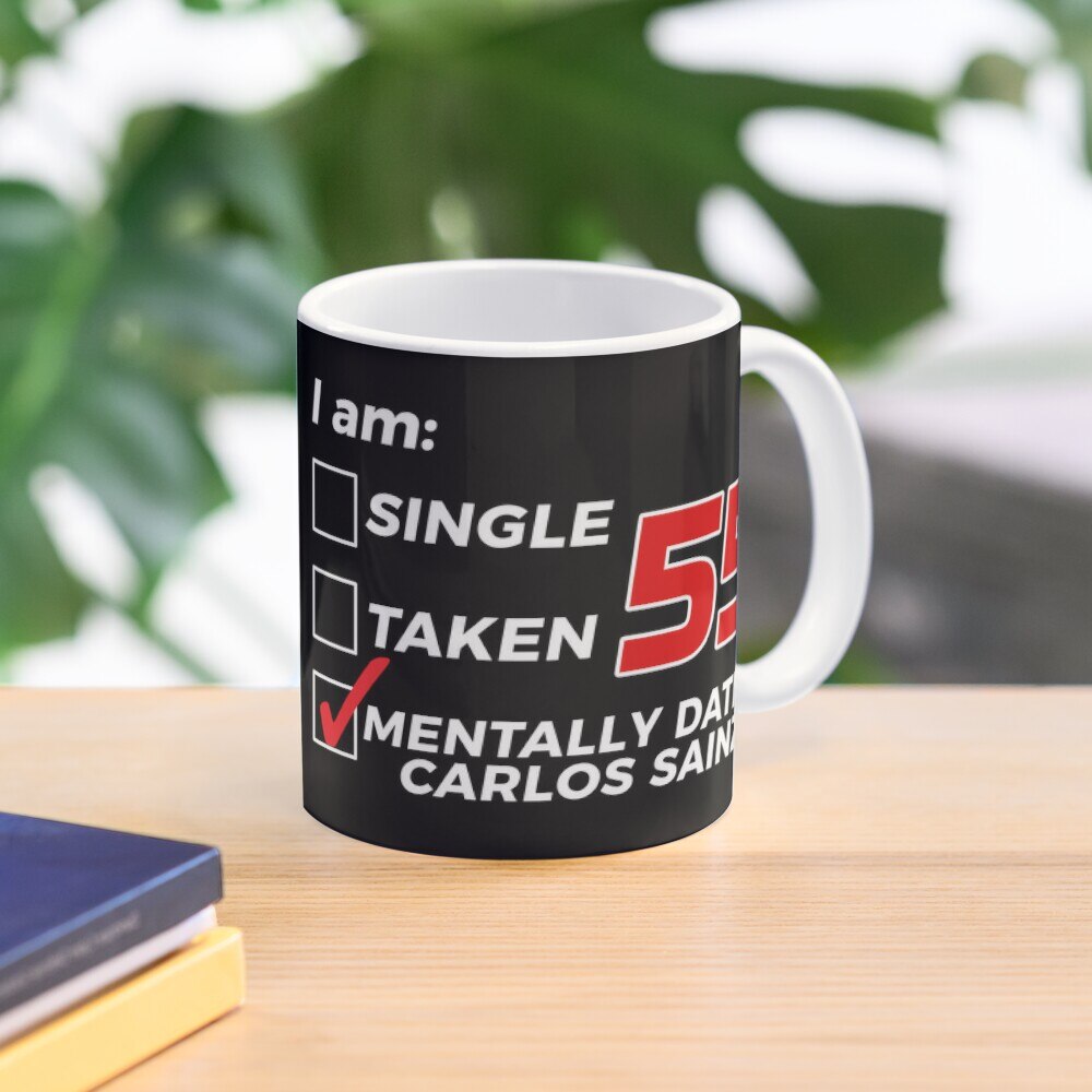 F1 Scuderia Ferrari "Dating Carlos Sainz" Classic Mug Perfect Gift Fan Merchandise