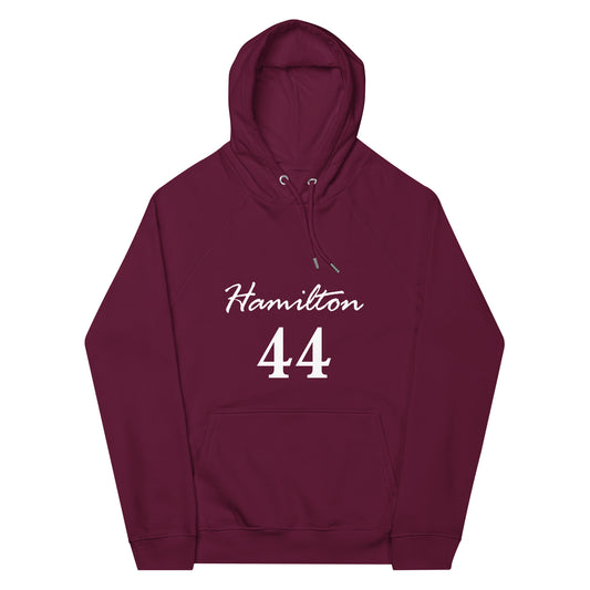 Hamilton Unisex eco raglan hoodie