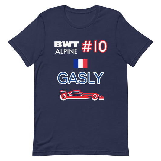 F1 Alpine Team Driver Pierre Gasly Fan T Shirt