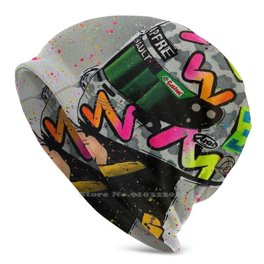 F1 Star Daniel Ricciardo 2020 - Renault Graffiti Painting By Stretch Knit Beannies Unisex Great Gift