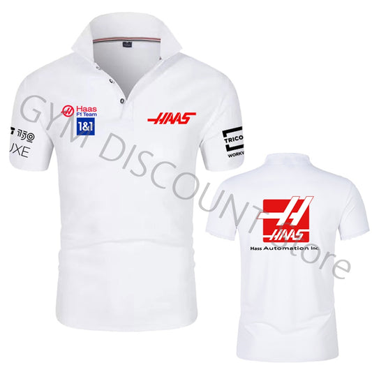 F1 Haas Team Drivers Mick/Magnussen Fan's Short-Sleeve Men/Women Polo Shirt