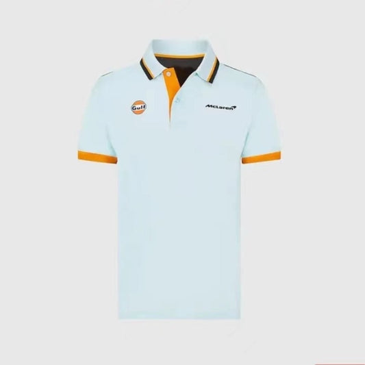 McLaren F1 Racing Short Sleeve Men's T-shirt Breathable Polo New 2023