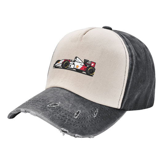 F1 Car Baseball Cap Distressed Style Great Gift for F1 Fans Love Merchandise