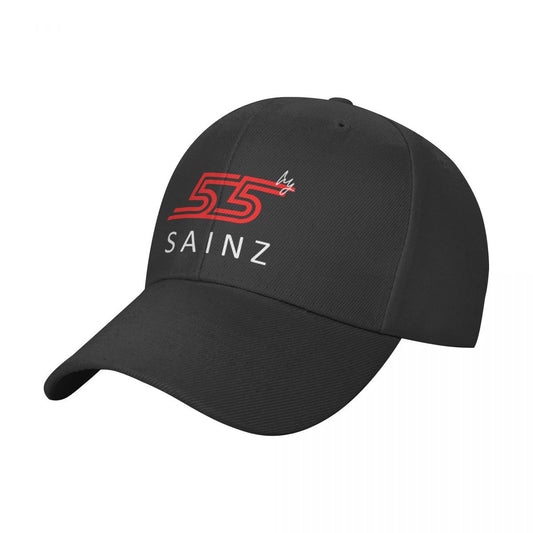 F1 Ferrari Carlos Sainz 55 with Signature Baseball Cap /fan Merchandise Unisex Gift