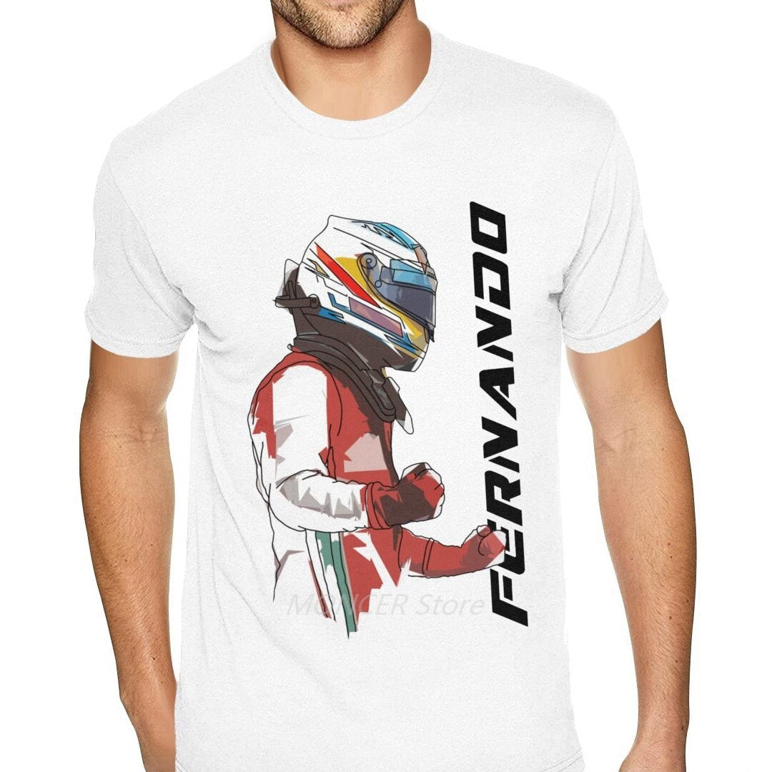 F1 Aston Martin Team Driver Fernando Alonso 14 Fan's T Shirt Unisex Fan Merchandise