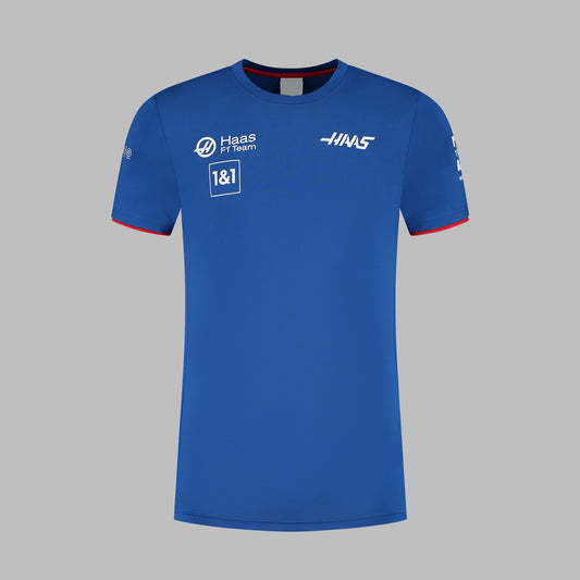 F1 Haas Team T-Shirt Quick Dry Sports Top Unisex Fan Merchandise