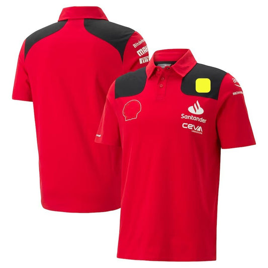 Official Scuderia 2023 Team POLO Jersey F1 Shirt Formula 1
