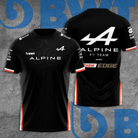 F1 Alpine Team T Shirt Unisex Fan Merchandise Ocon Gasly