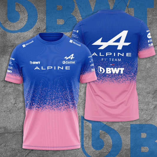 F1 Alpine Team T Shirt Unisex Fan Merchandise Ocon Gasly
