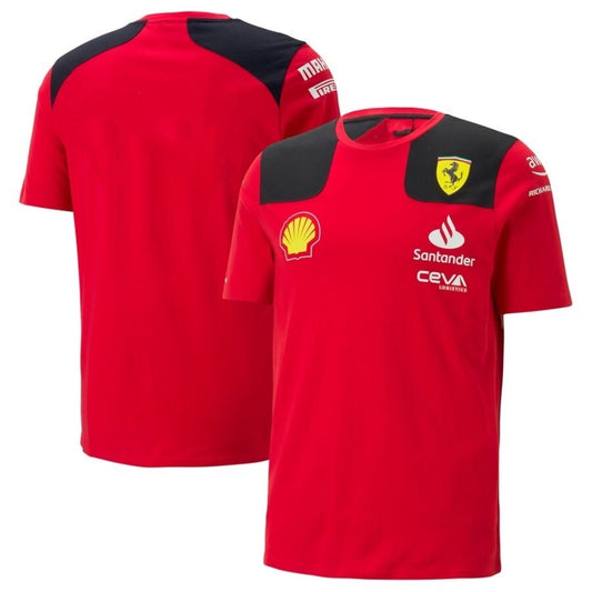 F1 Ferrari Team T Shirts Charles Leclerc Carlos Sainz Fan Merchandise Great Gift