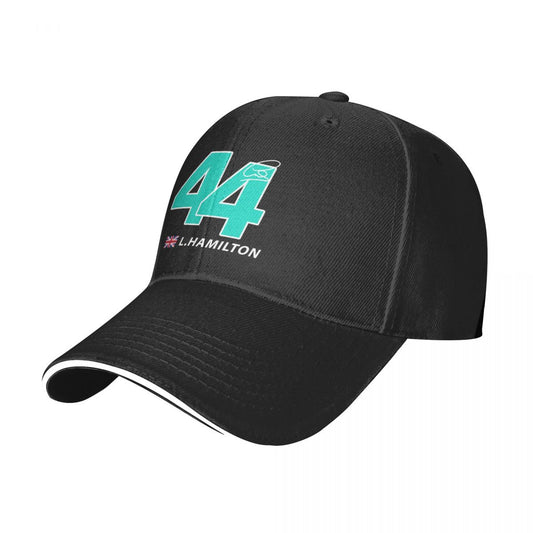 F1 Mercedes AMG Driver Lewis Hamilton 44 Baseball Cap Fan Merchandise Unisex Gift