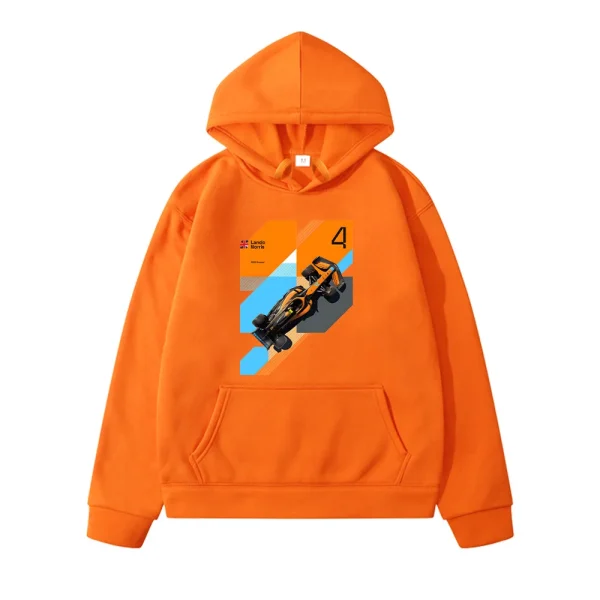 Lando Norris 4 Racing Hoodies Autumn Winter Children Pullovers Formula 1 Hoodies- Best Formula 1 Gifts for Little F1 Fans