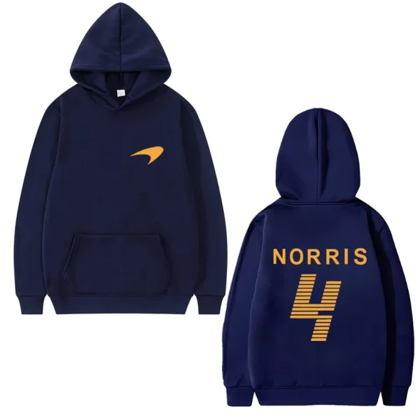 Hot sale Lando Norris Racing Driver Hoodie Unisex- Best Formula 1 Gift for F1 Fans - Image 4