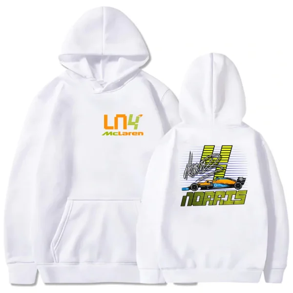 Lando Norris 4 F1 Sweatshirt Kids Hoodie- Best Formula 1 Gift for F1 Fans - Image 2